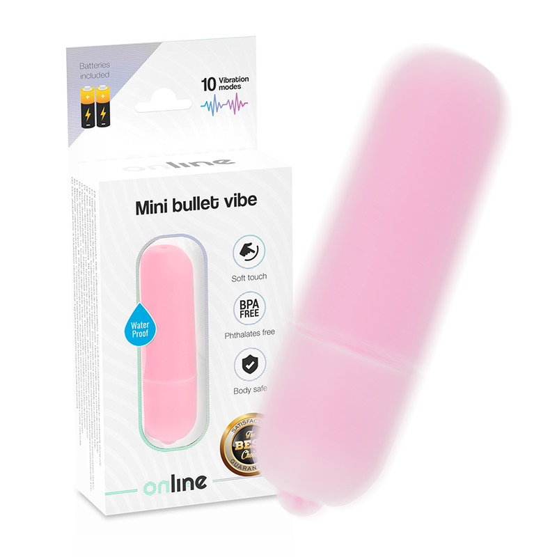 Mini bala vidradora rosa Online