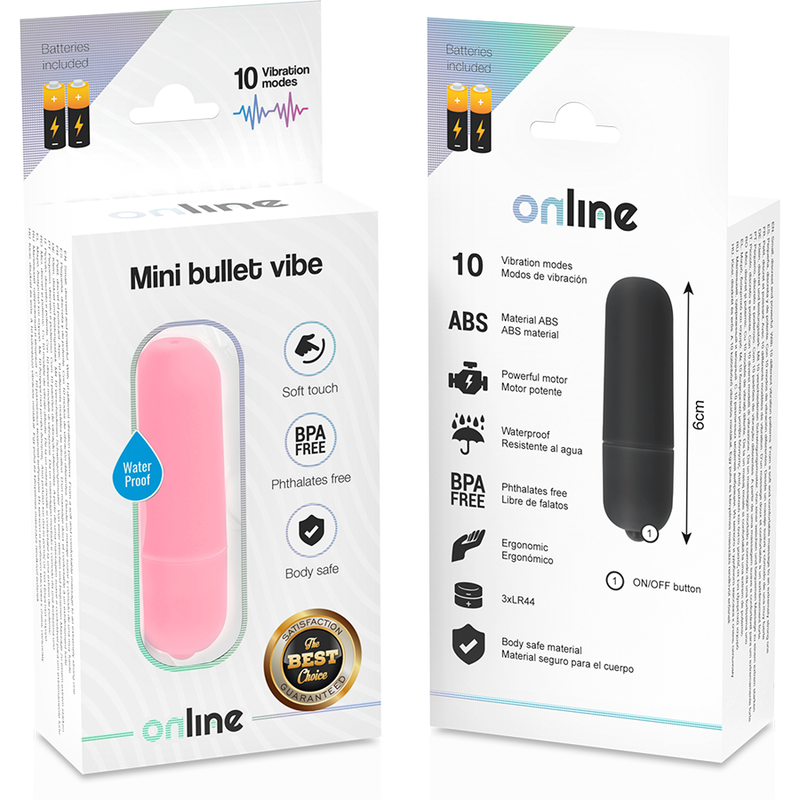 Mini bala vidradora rosa Online