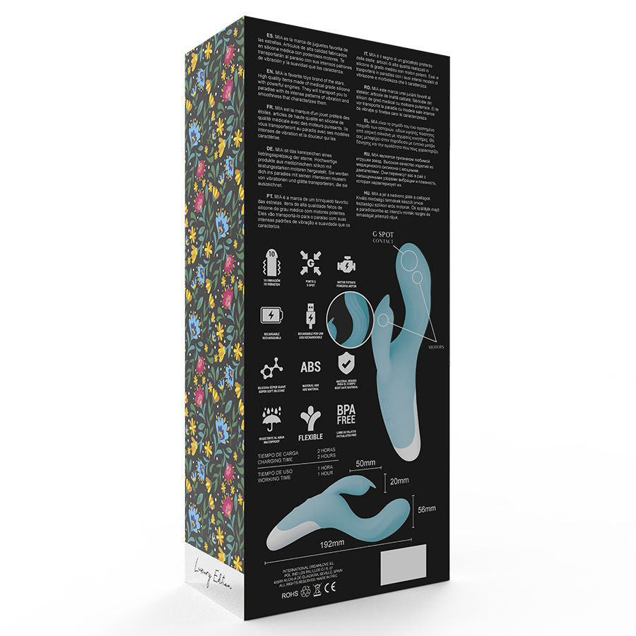 Mia Dresde Vibrador azul turquesa