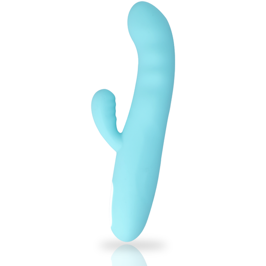 Mia Eiffel Vibrador Rotador azul turquesa