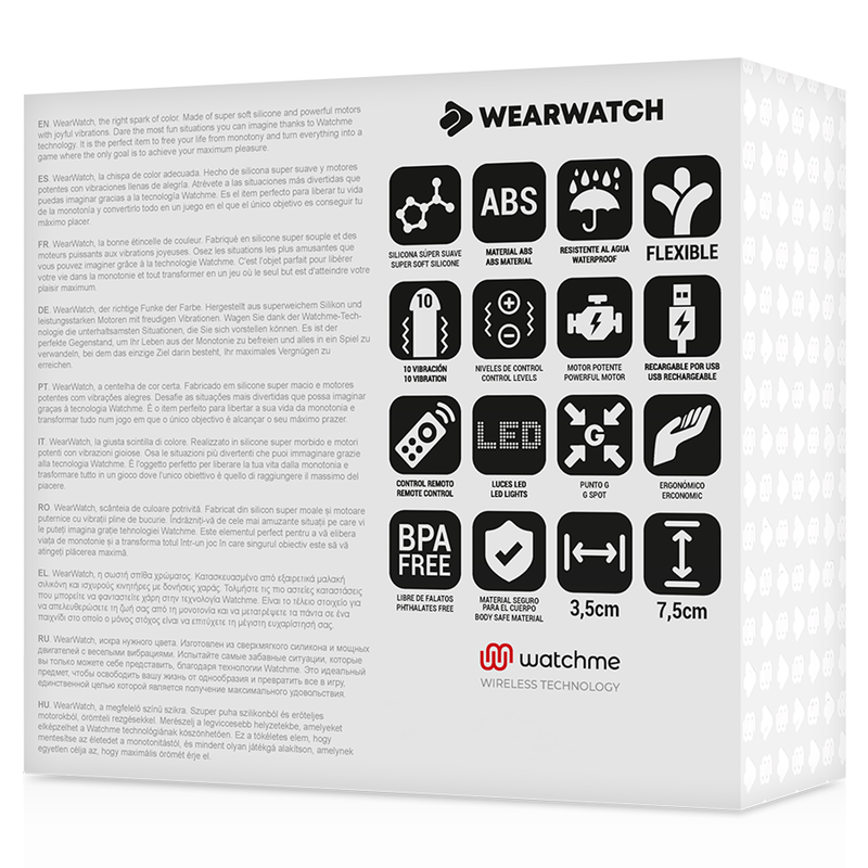 Wearwatch Huevo control remoto azul/aguamarina