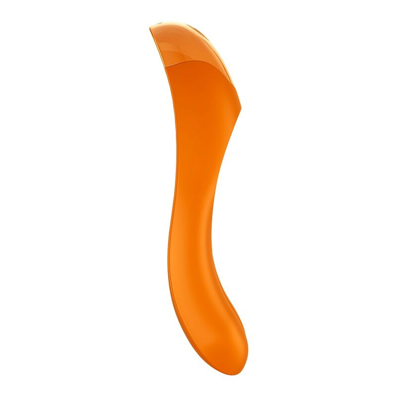 Satisfyer Candy Cane Vibrador dedo naranja