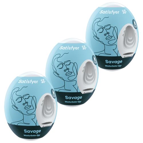 Satisfyer 3 Huevos Masturbadores Savage