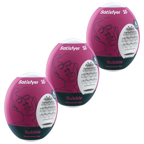 Satisfyer 3 Huevos Masturbadores Bubble