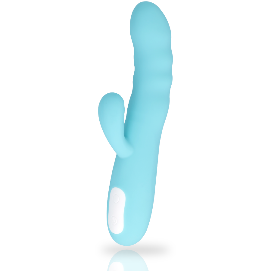 Mia Eiffel Vibrador Rotador azul turquesa