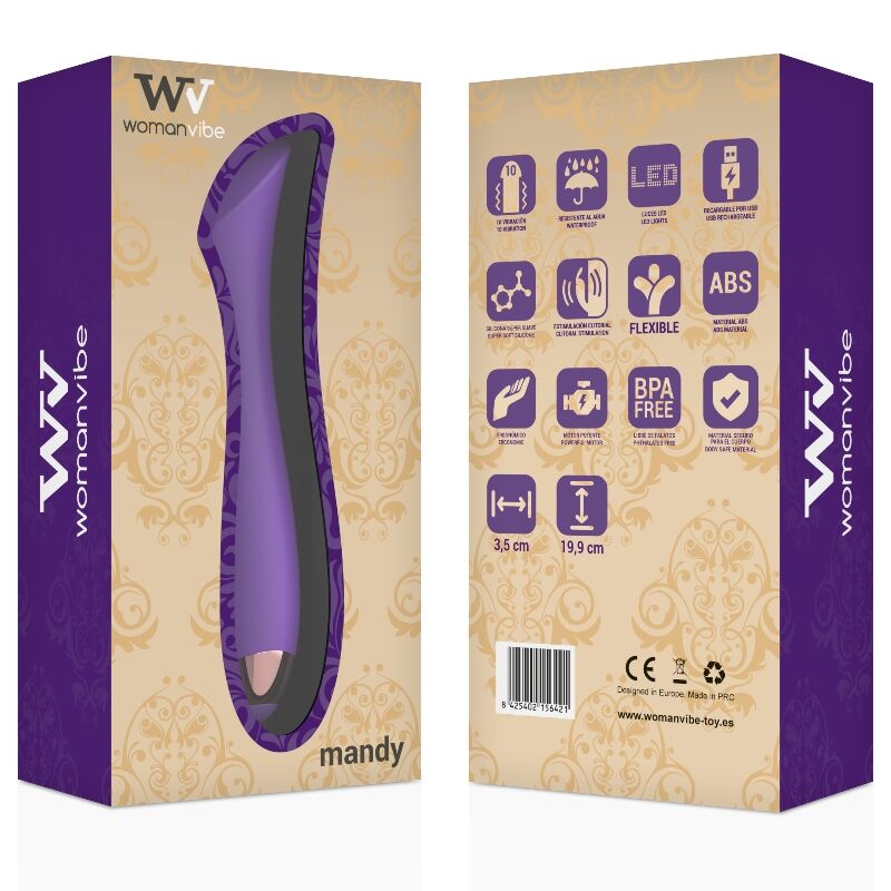 Womanvibe Mnady Vibrador Recargable punto K